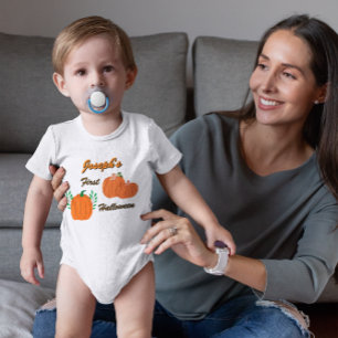 Body Premier Citrouille d'Halloween pour bébé personnal