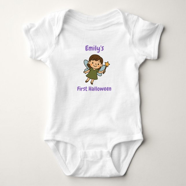 Body Premier Halloween pour bébé personnalisé - Cute Fa (Devant)