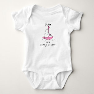 Body Premier Mate de papa personnalisé bateau à voile B