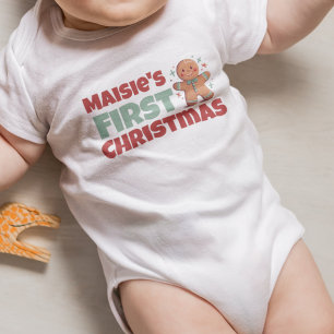 Body Premier pain d'épice de Noël pour bébé personnalis