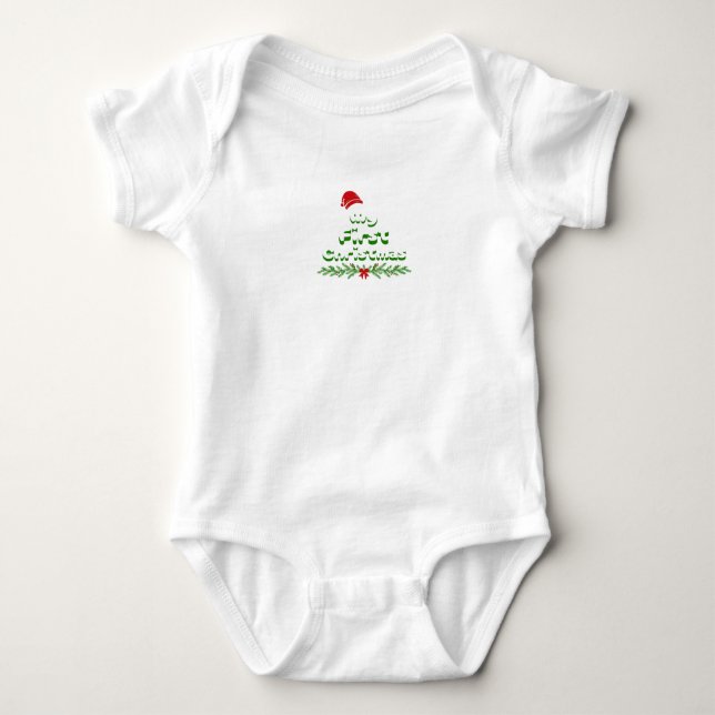 Body Premier T-shirt de Noël pour bébé (Devant)