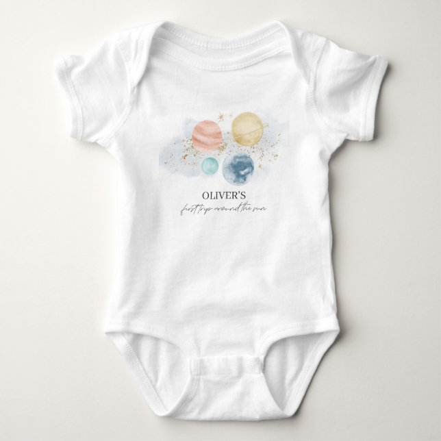 Body Premier voyage autour du Soleil Baby one-Piece (Devant)