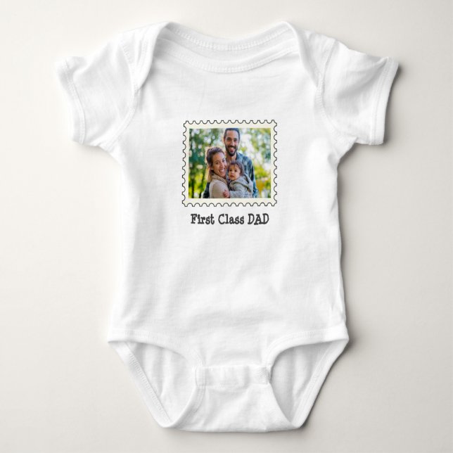 Body PREMIÈRE CLASSE DAD Best Papa photo horizontale pe (Devant)