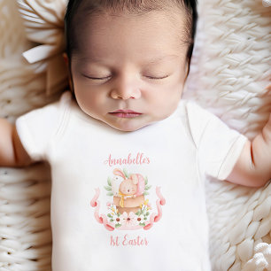 Body Première Pâques Personnalisée Baby girl Baby Bodys