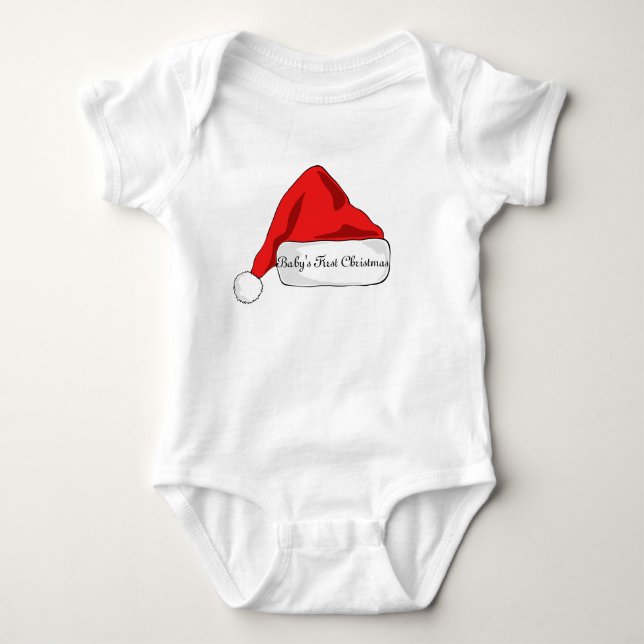 Body Première tenue de Noël de bébé unisex (Devant)