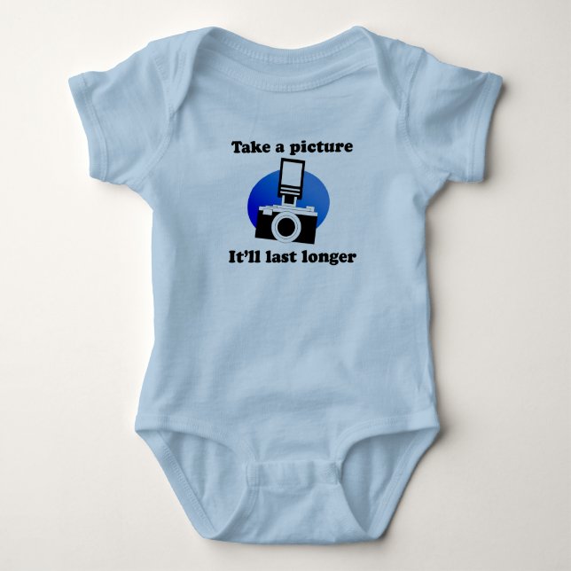 Body Prenez une photo, il durera un plus long T-shirt (Devant)