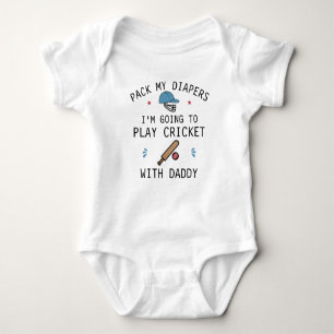 Body Préparez Mes Couches Je Vais Jouer Au Cricket Avec