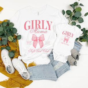 Body Preppy Coquette Personnalisée Girly Mama Mini rose