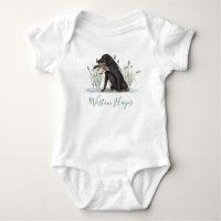 Preppy Southern Green Duck Chien Baby shower