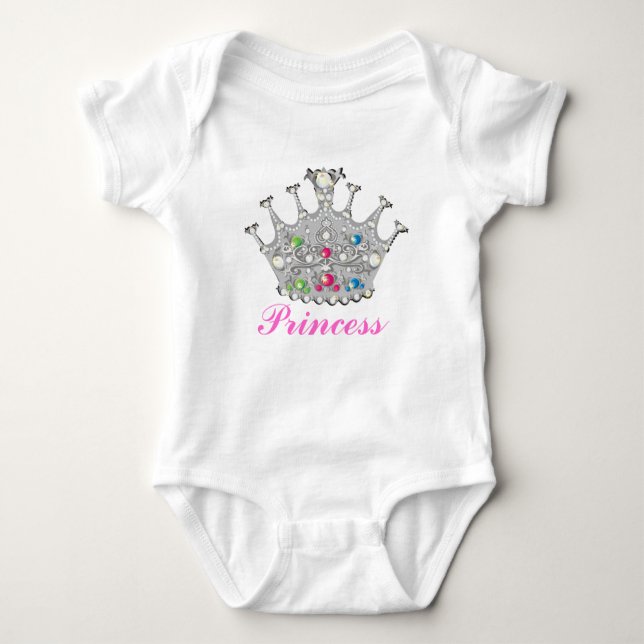 Body Princesse Tiara ou Crown Baby (Devant)