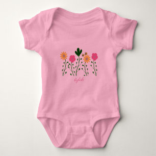 Body Printemps et été Filles de la Personnaliser Floral