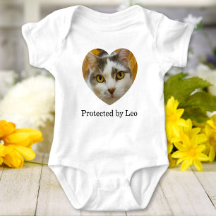 Body Protégé par chat ou chien Photo de coeur personnal