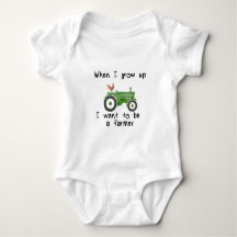 Quand je grandis, je veux être un agriculteur
