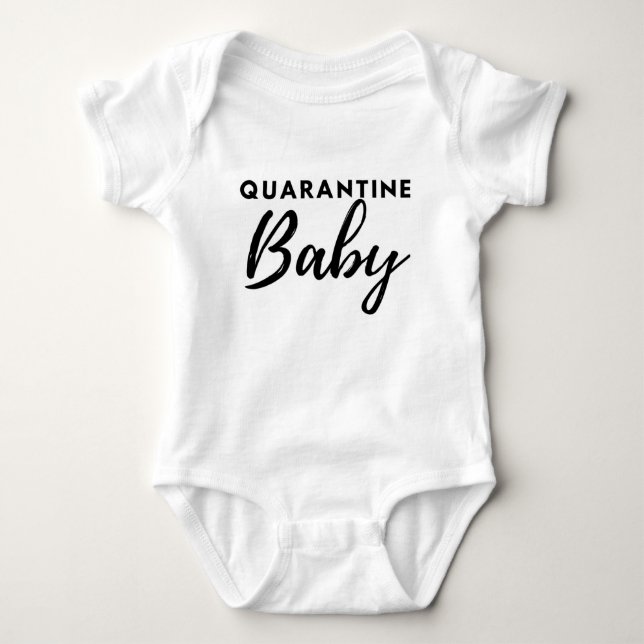 Body "Quarantine Baby", une pièce, non sexiste (Devant)
