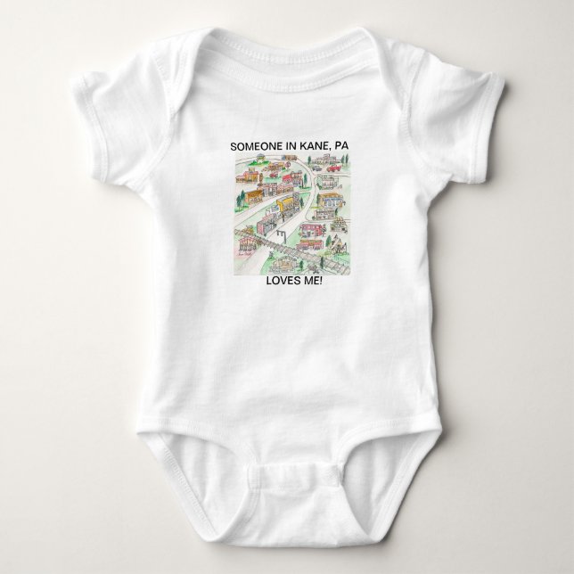 Body Quelqu'un à Kane, PA M'AIME bébé un morceau (Devant)