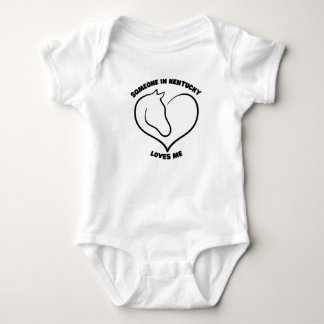 Body Quelqu'un dans le Kentucky m'aime Baby Bodysuit