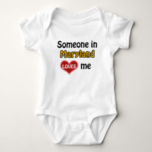 Body Quelqu'un dans le Maryland m'aime T Shirt