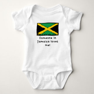 Body Quelqu'un en Jamaïque m'aime le drapeau jamaïcain