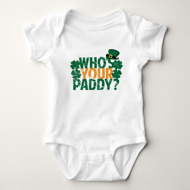 Body Qui est votre paddy ? Le jour de St Patrick drôle (Devant)