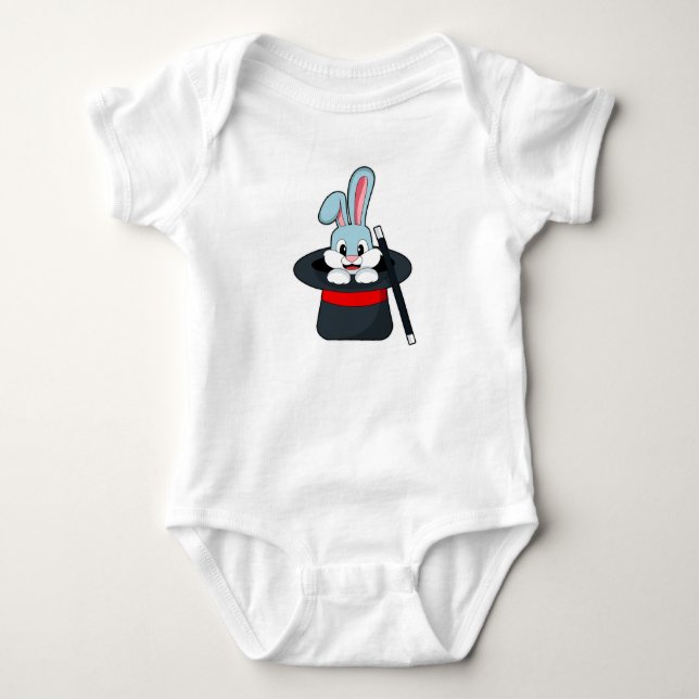 Body Rabbit à la magie avec baguette et Casquette (Devant)