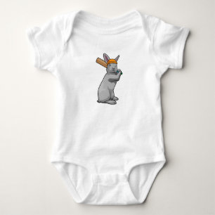 Body Rabbit au cricket avec chauve-souris de cricket