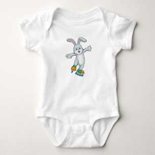 Body Rabbit comme patineur avec patins en ligne