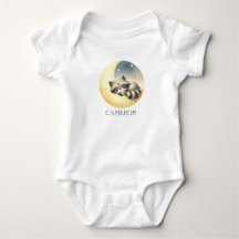 Raccoon sur une lune ! Adorable Funny Cute Nom per