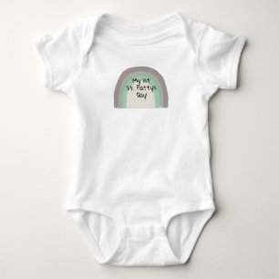 Body Rainbow Green Ombre Peinture Bodysuit bébé