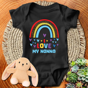 Body Rainbow Hearts J'Aime Ma Nonna