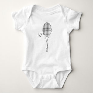 Body Raquette de tennis et gilet d'ensemble de boule