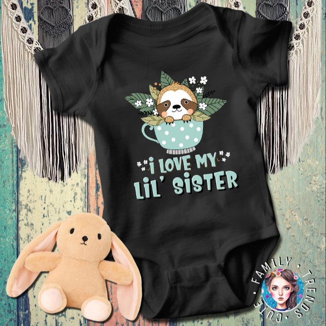 Body Raton laveur kawaii J'aime ma petite sœur (Créateur téléchargé)