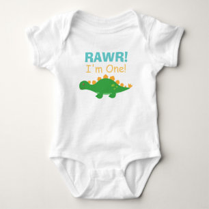 Body Rawr, j'ai un ans, dinosaure mignon pour des bébés