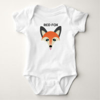 Red Fox - Bodysuit Baby Jersey
