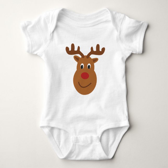 Body Reindeer Christmas T-shirt (Devant)