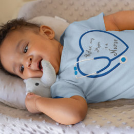 Body Relax Ma Mère Est Un Infirmière Coeur Stethoscope 