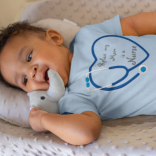 Body Relax Ma Mère Est Un Infirmière Coeur Stethoscope 