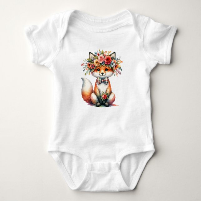 Body Renard floral adorable (Devant)