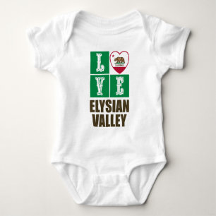 Body République de Californie Drapeau Love Elysian Vall