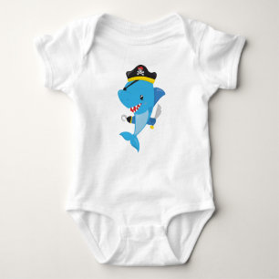 Body Requin pirate, Requin mignon, Petit Requin, Requin