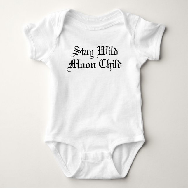 Body Restez Wild Moon Enfant Bodysuit (Devant)