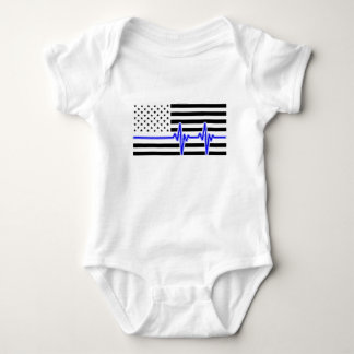 Body Retour Le Drapeau Bleu Heartbeat American
