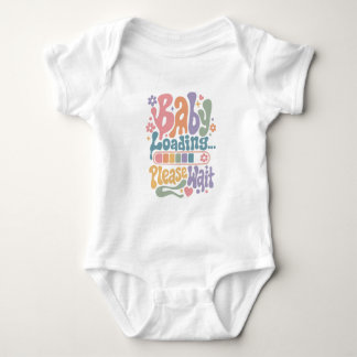 Body Rétro Groovy Bébé Chargement Veuillez Patienter Ma