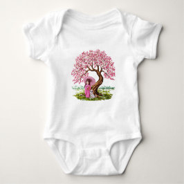 Body Rêves en fleurs: Fille au kimono & chiot