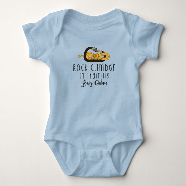Body Rock Climber en formation Baby Name Rock Escalade (Devant)