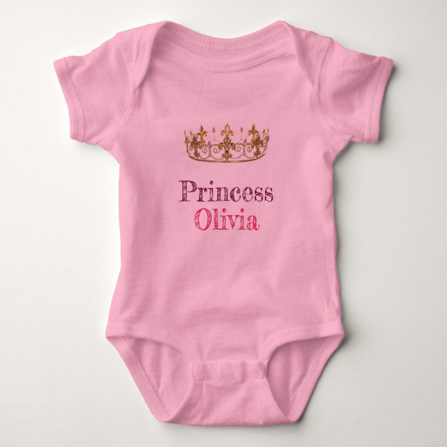Body Romper "Princess Olivia". (Devant)