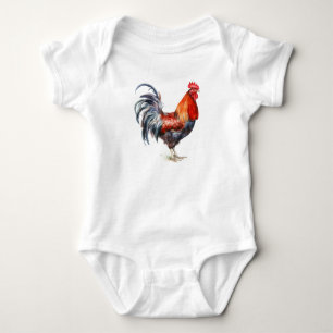 Body Rooster fantaisie, Poulets, Baby shower
