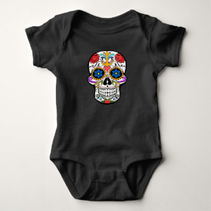 Body rose d'ancre à crâne de sucre bébé personnalis