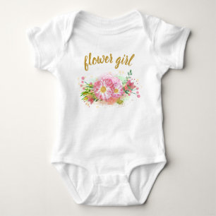 Body Rose et équipement tout-en-un de fille florale