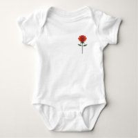 Rose rouge intemporelle