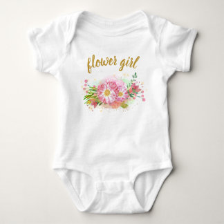 Body Rosée et or Floral Girl All-In-One